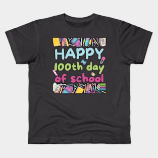 Happy 100th Day Adventure Kids T-Shirt